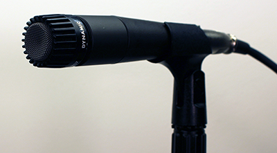 Shure SM57 microphone for vocals