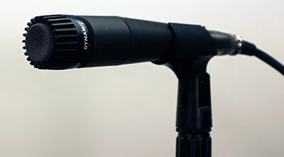 Shure SM57 microphone for vocals