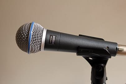 Shure Beta 58a vocal microphone